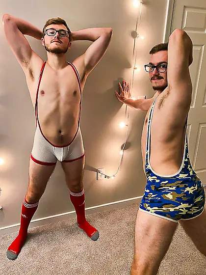 Joey and James - @twinningtwinks on twitter