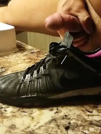 the first pair of shoes to make me…. As I sniffe