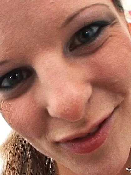 Nancy Bell strips her sexy little pink bikini and then passionat