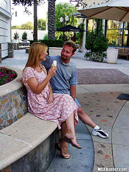 Glasses-wearing tanned MILF fucking a big-dicked dude on cam