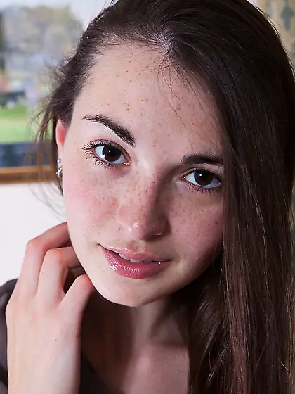 Young flexible sweetheart likes