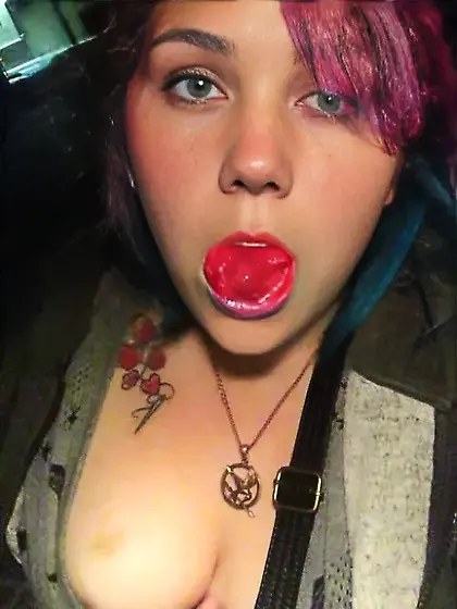 Darla with silk panties stuffed in her mouth