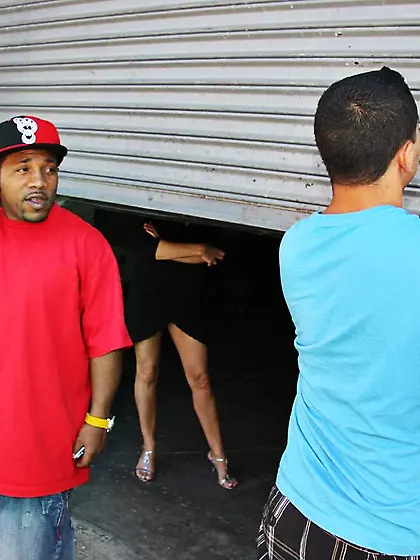 Milf Nicole Moore is swallowing black dick and getting pounded o