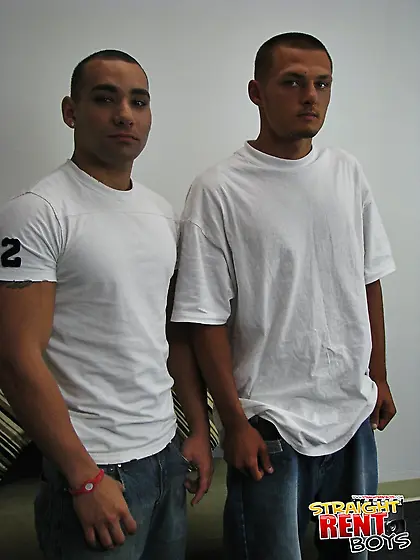 Semi bald studs white