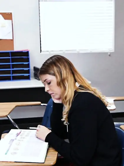 Gorgeous sexy big tit blonde teen