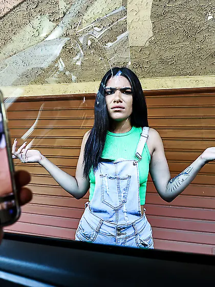 Ada Lyn sits her exotic pussy down on a hard dick