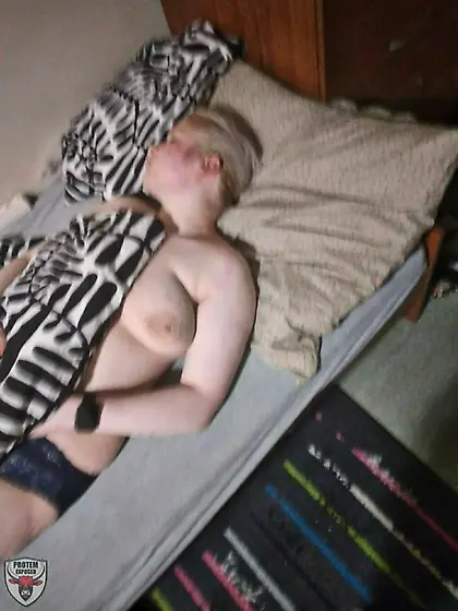 Cuck exposes ugly disgusting SLAG for life