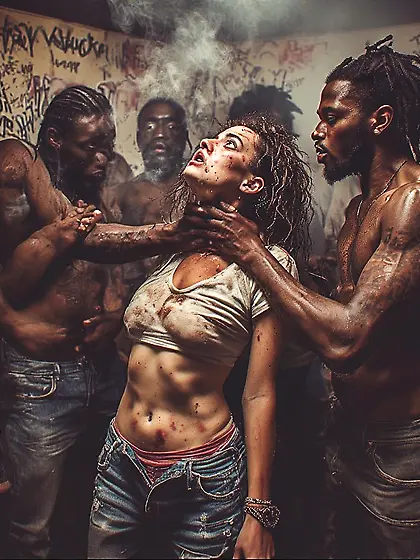 AI Experiment in Depravity ( text to image )