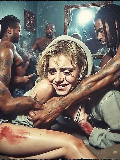 AI Experiment in Depravity ( text to image )