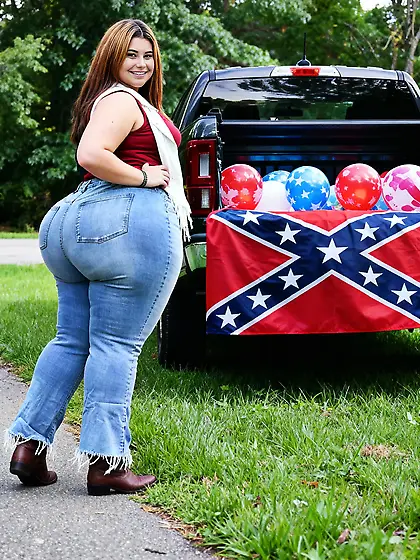Big Booty Confederate BBW