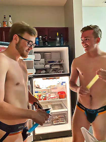 Joey and James - @twinningtwinks on twitter