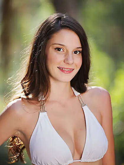 Beautiful girl creamy booty