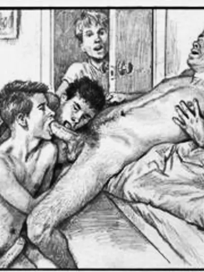 Older with cute Twinks