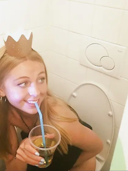 Toilet and pee girls