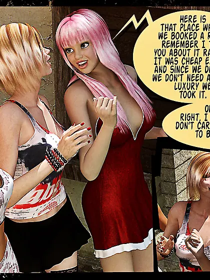 Lesbian college girls threesome