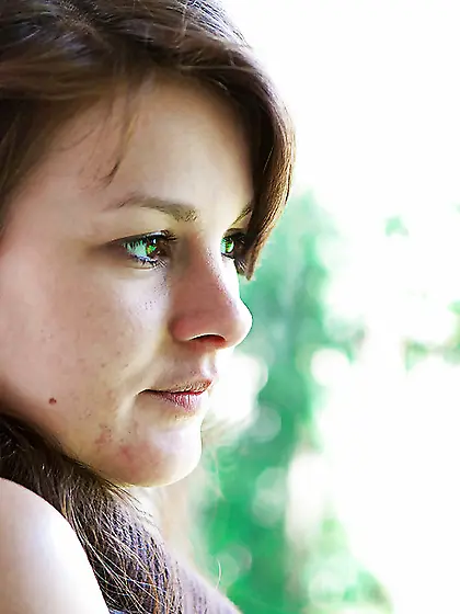 Natural breasts babe Lena Love showing her gorgeous breasts