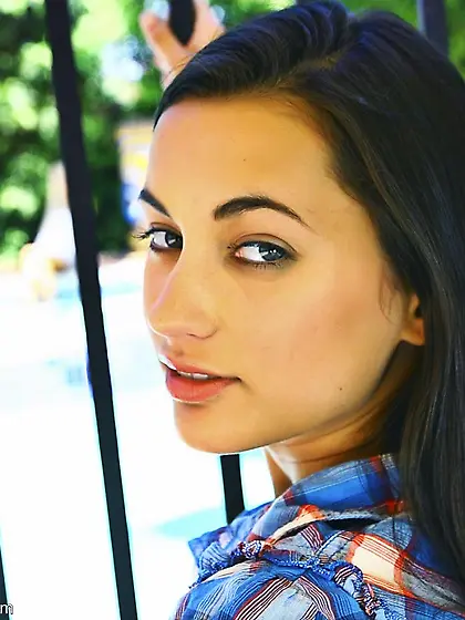 Tight bodied teens Franziska Facella and Georgia Jones have outd