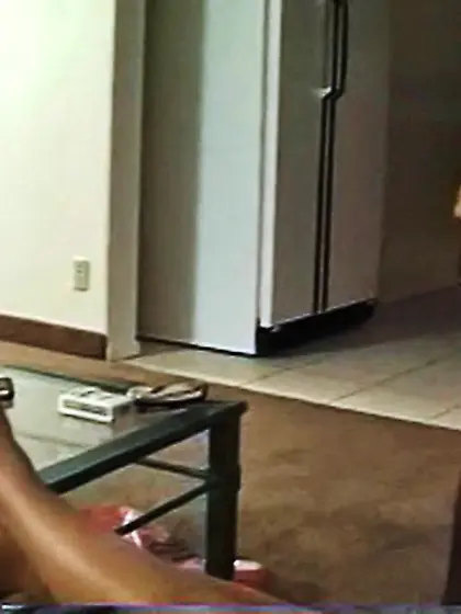 Two slutty bitches chilling and smoking at...