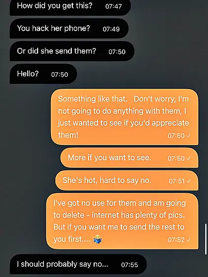 Exposing people to their family secretly