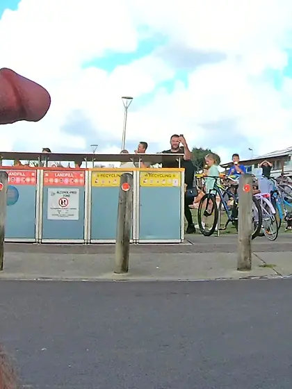 WNBR Byron Bay public erection happy flashing