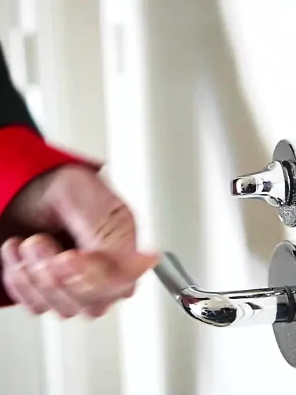 Handsome tattooed hunk fucks