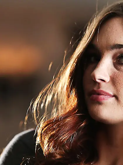 Coquette comes home and playfully undresses after an exciting da