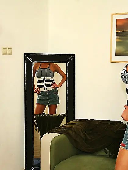 Attractive teen bitches Chikie Moore and Lisa Sparkle got pounde