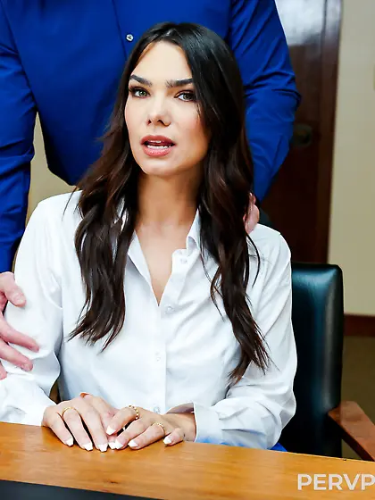 Ivy Ireland gives a great head and gets pounded in the office