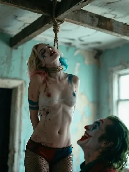 Harley Quinn hanged
