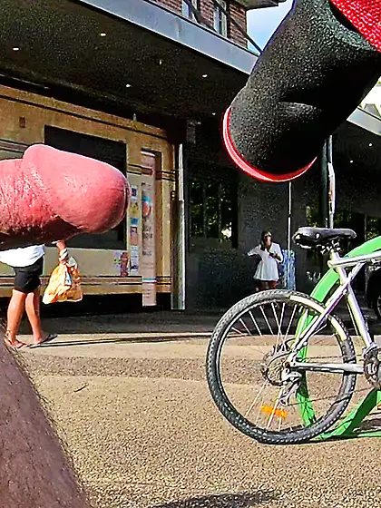 WNBR erection flasher Byron Bay exhibitionist b