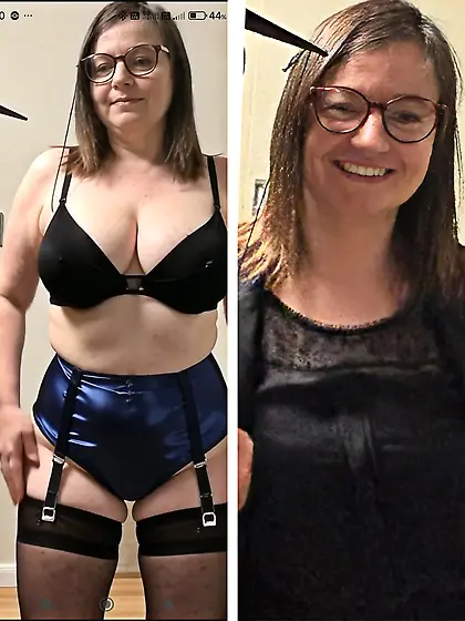 Aurélie sexy exhib lingerie