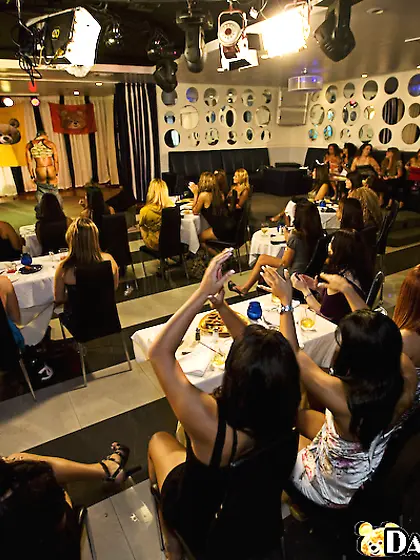 Naked interracial dance