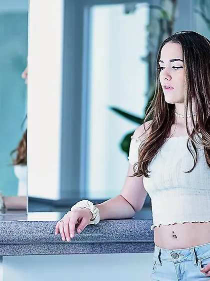 Comical mayhem between babe and her stepbro