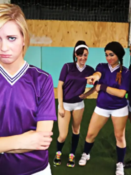 Senior gals college football