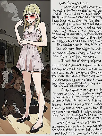 AI Experiment in Depravity ( text to image )