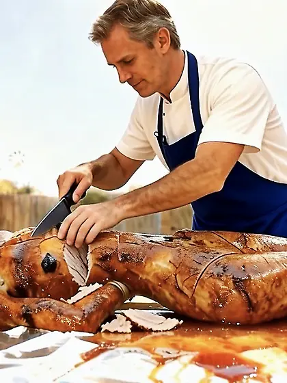 Marinated spit photos