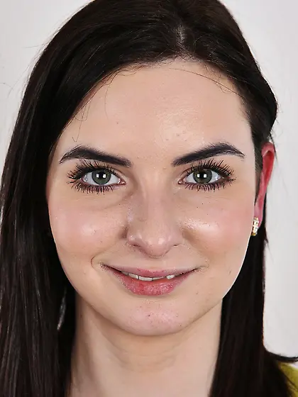 Teen girl Julie works the first day and doesn't know it's forbid