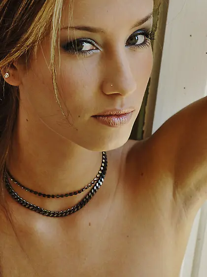 Nela is completely naked throughout the entire gallery.