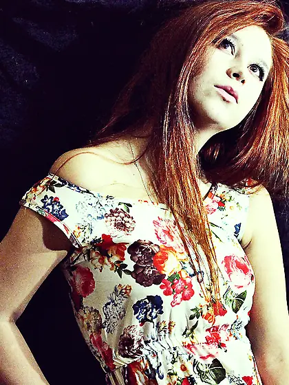 White teen bald hair