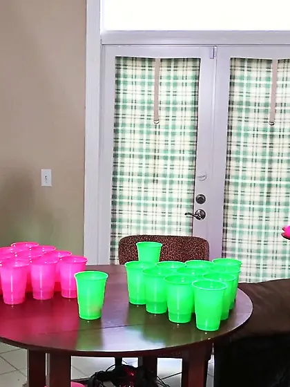 Fun-loving college chicks end up getting brutally fucked togethe