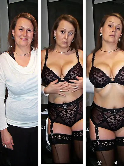 Cécile exposed tits