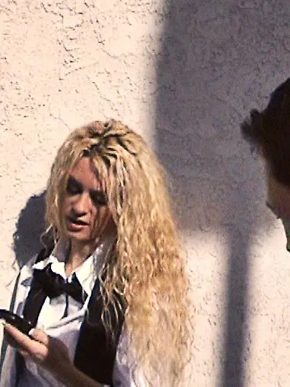 Victoria Givens strips her lingerie on the bed and gets double f