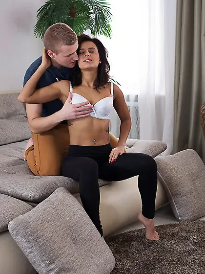 Tanned beauty and her hot friend are fucking for the cam