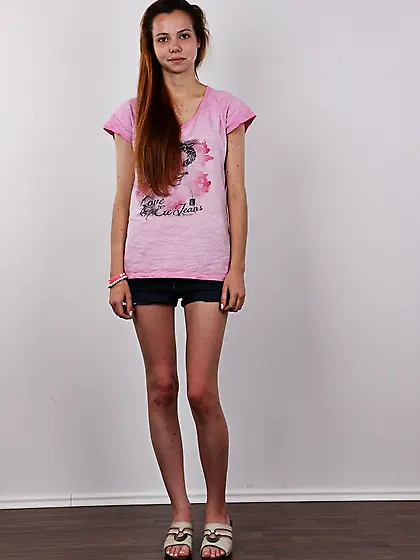 Brunette bitch shows soft