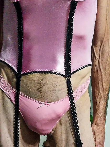 Cdmichelle Wearing Pink Lingerie