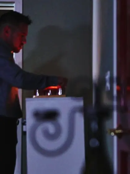 Handsome young man fucks