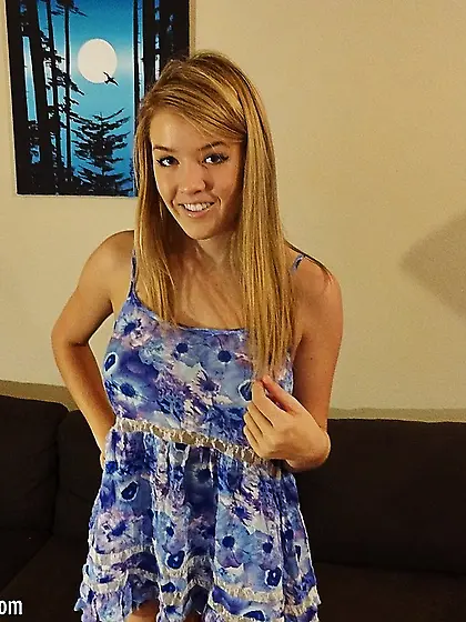 Sweet blonde lovely blue