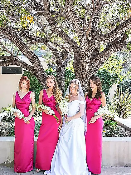 Innocent bachelorette party turns into a hardcore lesbian orgy