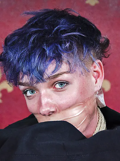 Skinny hard tied bondage