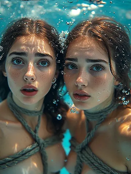 Hollie and Amy Trapped by Leah 92